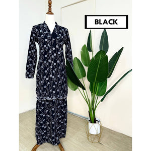 Kebaya Seroja -Black